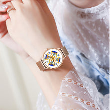 Load image into Gallery viewer, Women Watches Fashion Diamond Ladies Wristwatches Stainless Steel Silver Mesh Strap Female Quartz Watch