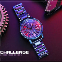 Load image into Gallery viewer, Car Wheel Watch Men Fashion Quartz Watch with Stainless Steel Strap