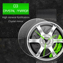 Load image into Gallery viewer, Car Wheel Watch-Waterproof Stainless Steel Japanese Quartz Wrist Watch-Wheel Design