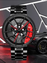 Load image into Gallery viewer, Car Wheel Watch-Waterproof Stainless Steel Japanese Quartz Wrist Watch