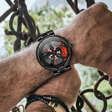 Load image into Gallery viewer, Car Wheel Watch-Waterproof Stainless Steel Japanese Quartz Wrist Watch Sports Men’s Watches
