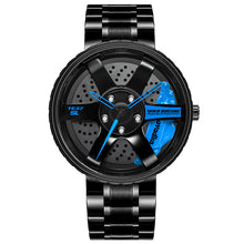 Load image into Gallery viewer, Car Wheel Hub Watch-Waterproof Stainless Steel Japanese Quartz Wrist Watch for men
