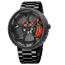 Load image into Gallery viewer, Car Wheel Watch-Waterproof Stainless Steel Japanese Quartz Wrist Watch Sports Men’s Watches
