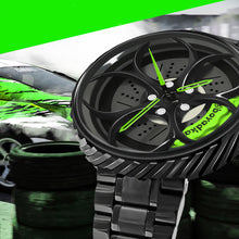 Load image into Gallery viewer, Car Wheel Watch-Waterproof Stainless Steel Japanese Quartz Wrist Watch Sports Men’s Watches
